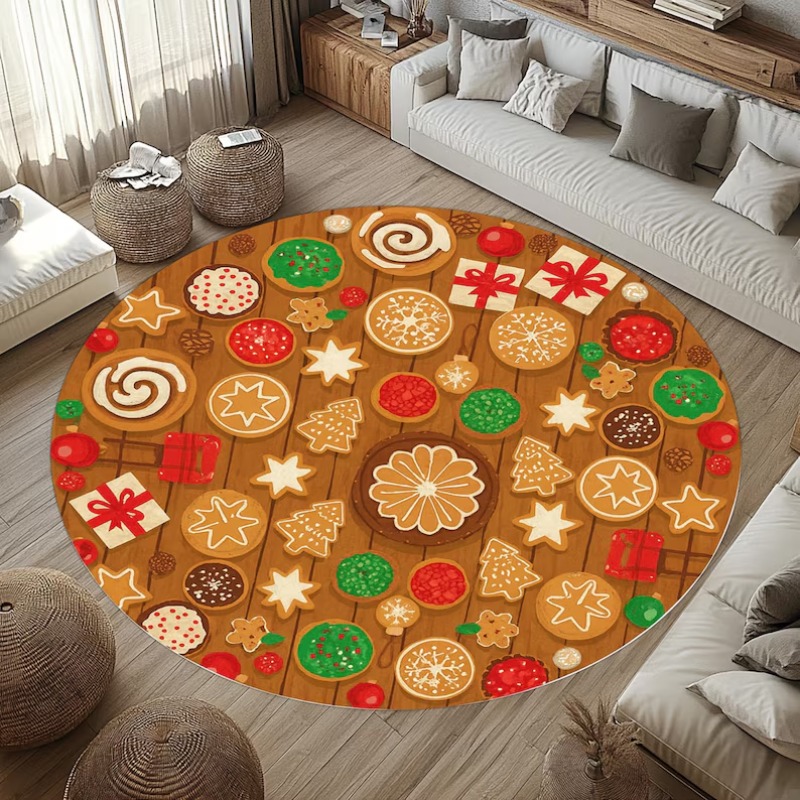 3D Christmas Village Rug Winte - огляд і ціна Outdoor Xmas Lighting Ideas