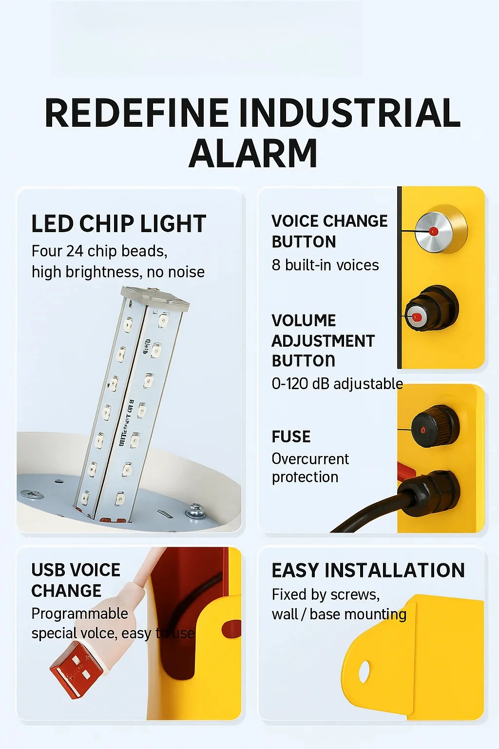 220-Volt high-decibel fire hor - огляд і ціна Outdoor Lighting Volt