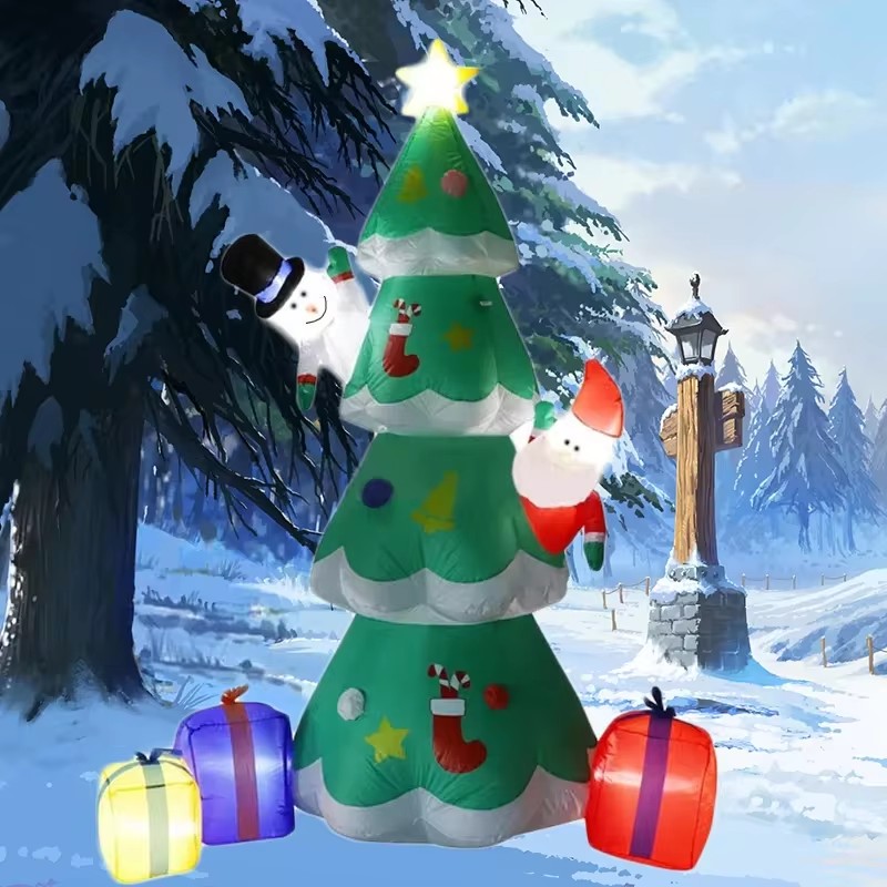 For 7FT Christmas Tree Inflata - огляд і ціна Outdoor Lighting Uk