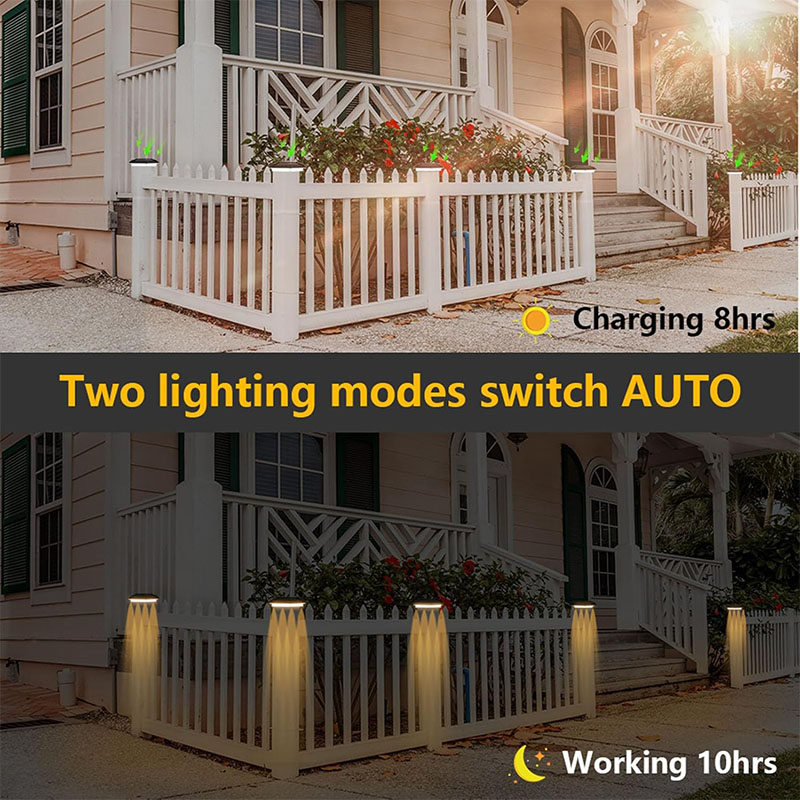 LED Solar Column Light Outdoor - огляд і ціна Post Cap Light