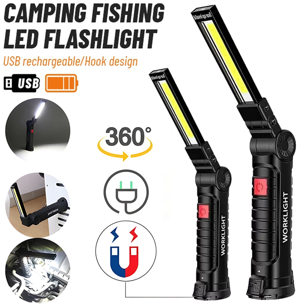 LED COB Flashlight USB Recharg - огляд і ціна Outdoor Lighting Panel