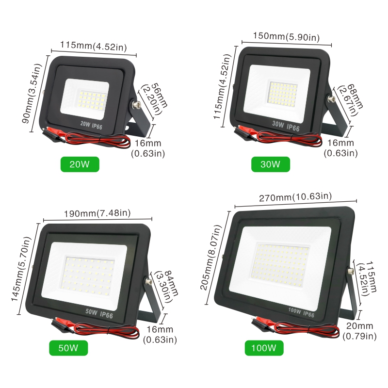 20W 30W 50W 100W DC12V Led Flo - огляд і ціна Outdoor Lighting Volt