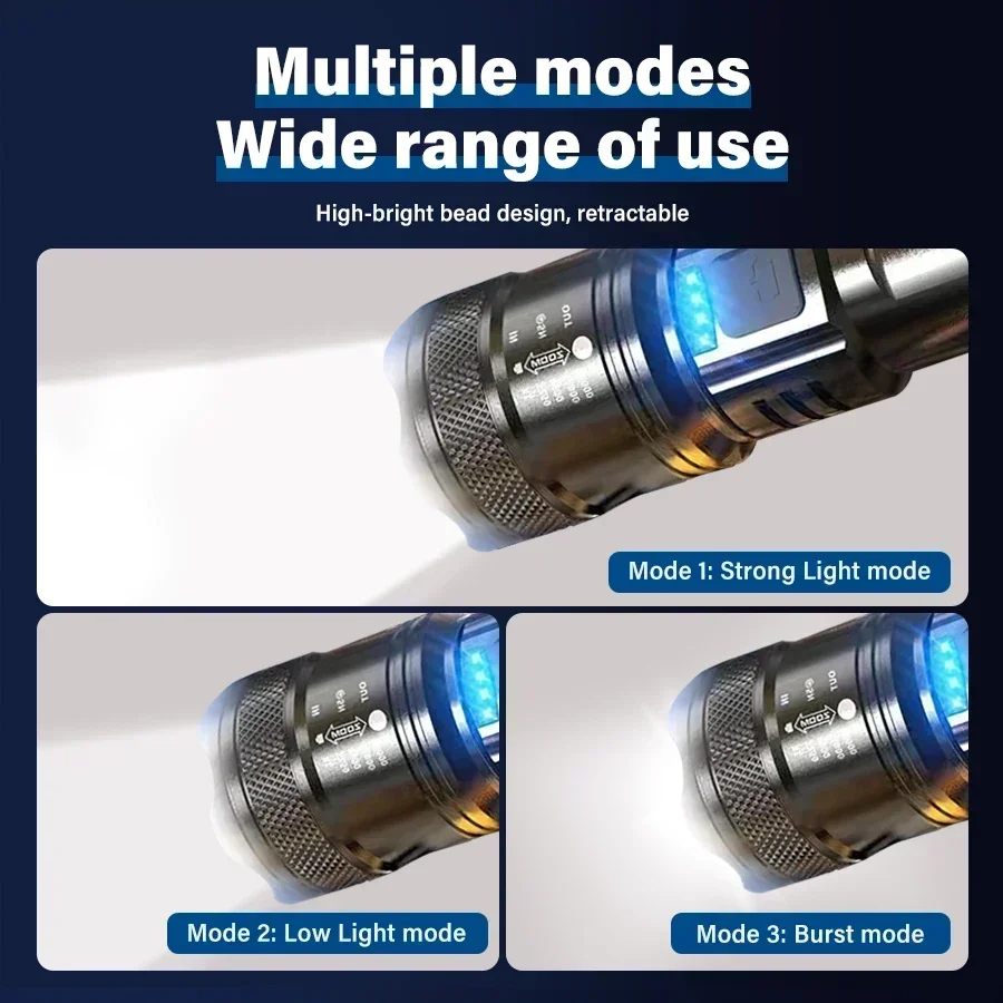Tactical LED Flashlight 2000LM - огляд і ціна Outdoor Lighting Permanent