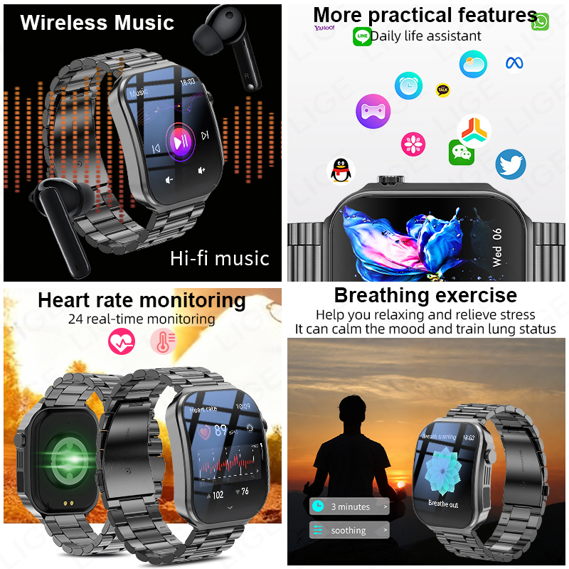 Men Smart Watch 3D Curved Scre - огляд і ціна Outdoor Lighting Ip Rating