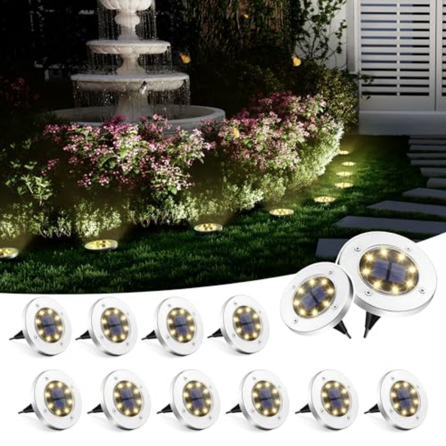 Solar Ground Lights Solar Ligh - огляд і ціна Outdoor Lighting For Patio