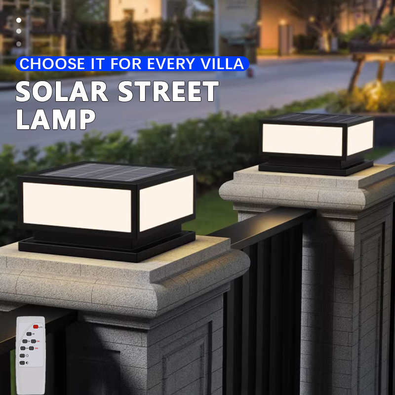 Outdoor LED Solar Column Light - огляд і ціна Post Cap Light