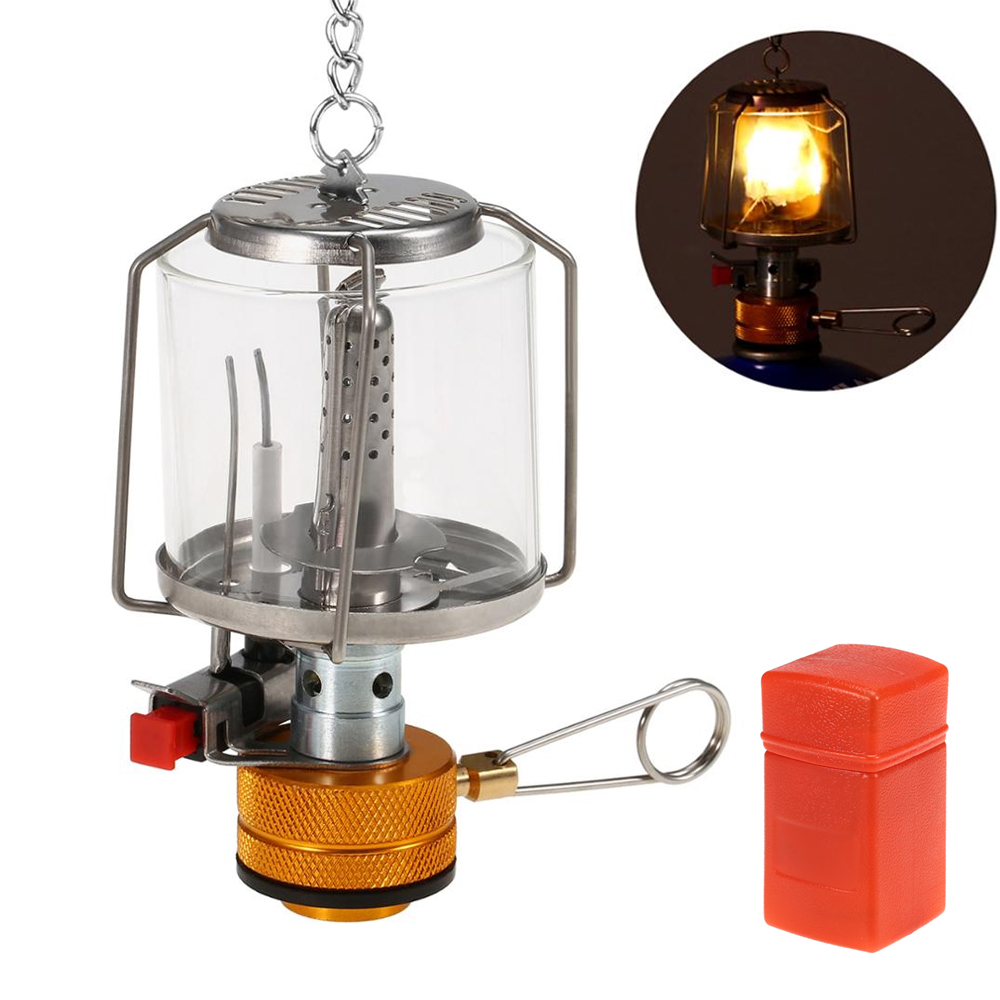 1 Set Gas Lamp Outdoor Camping - огляд і ціна Outdoor Lighting Brass