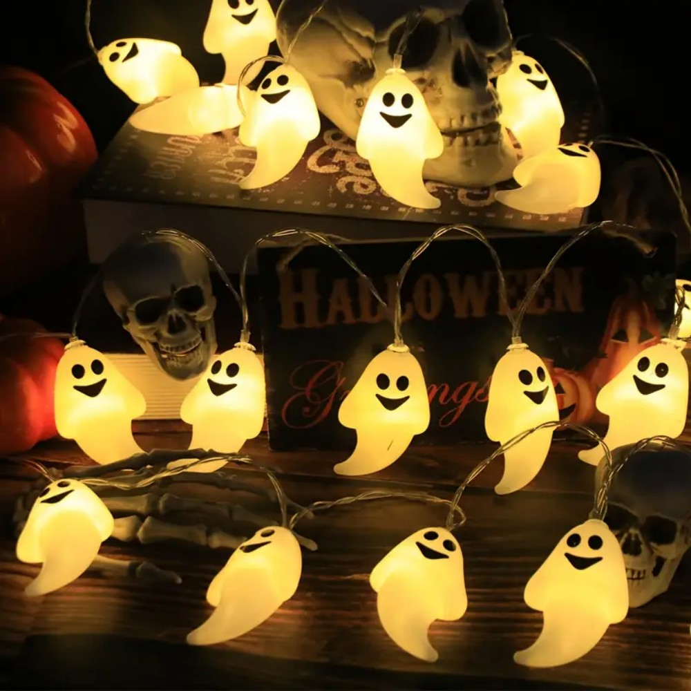 1PC LED Ghost String Lights Fe - огляд і ціна Outdoor Lighting For Front Of House