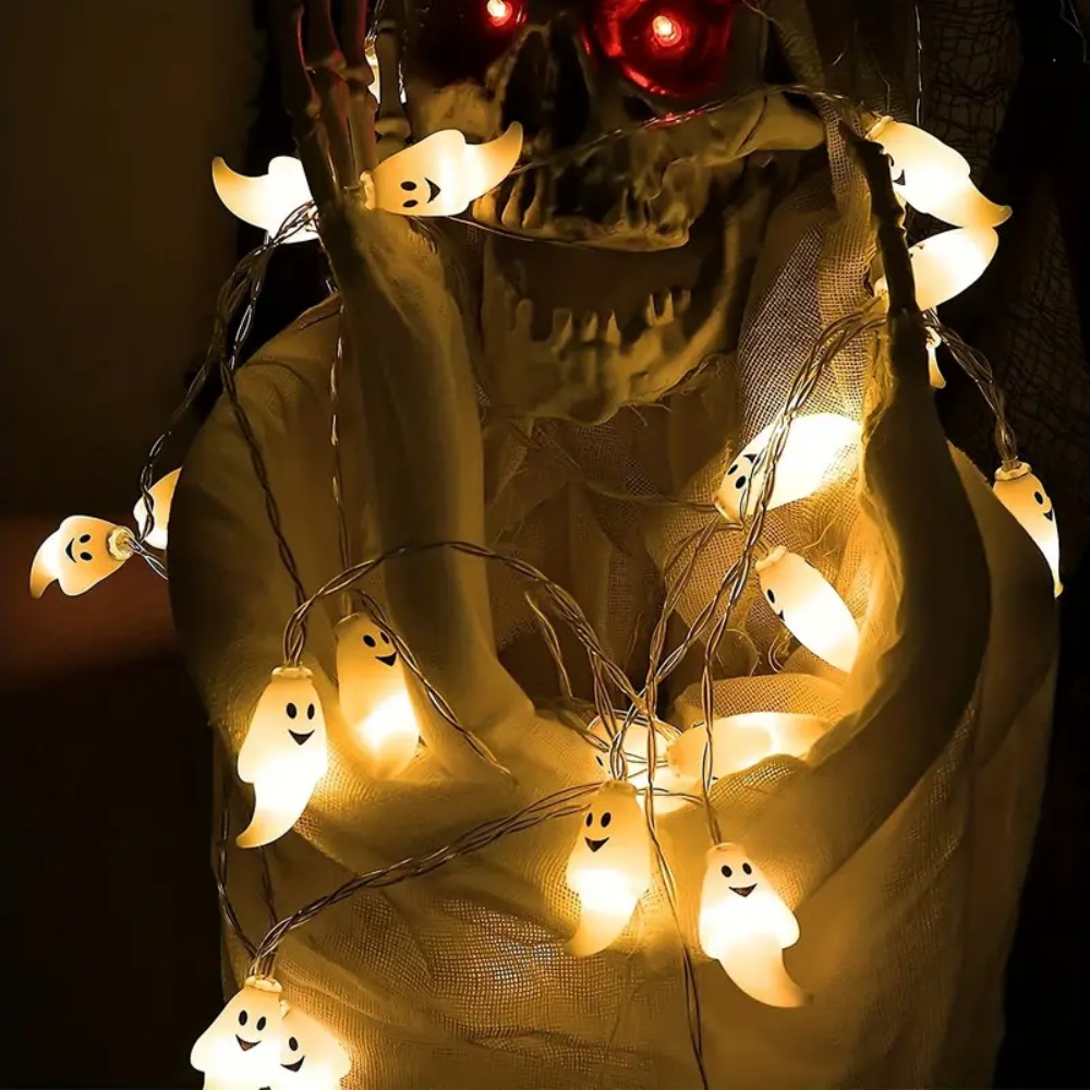 1PC LED Ghost String Lights Fe - огляд і ціна Outdoor Lighting For Front Of House
