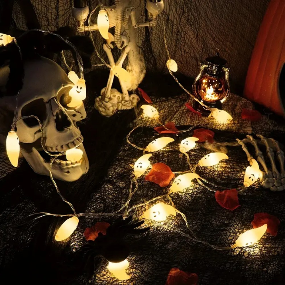 1PC LED Ghost String Lights Fe - огляд і ціна Outdoor Lighting For Front Of House