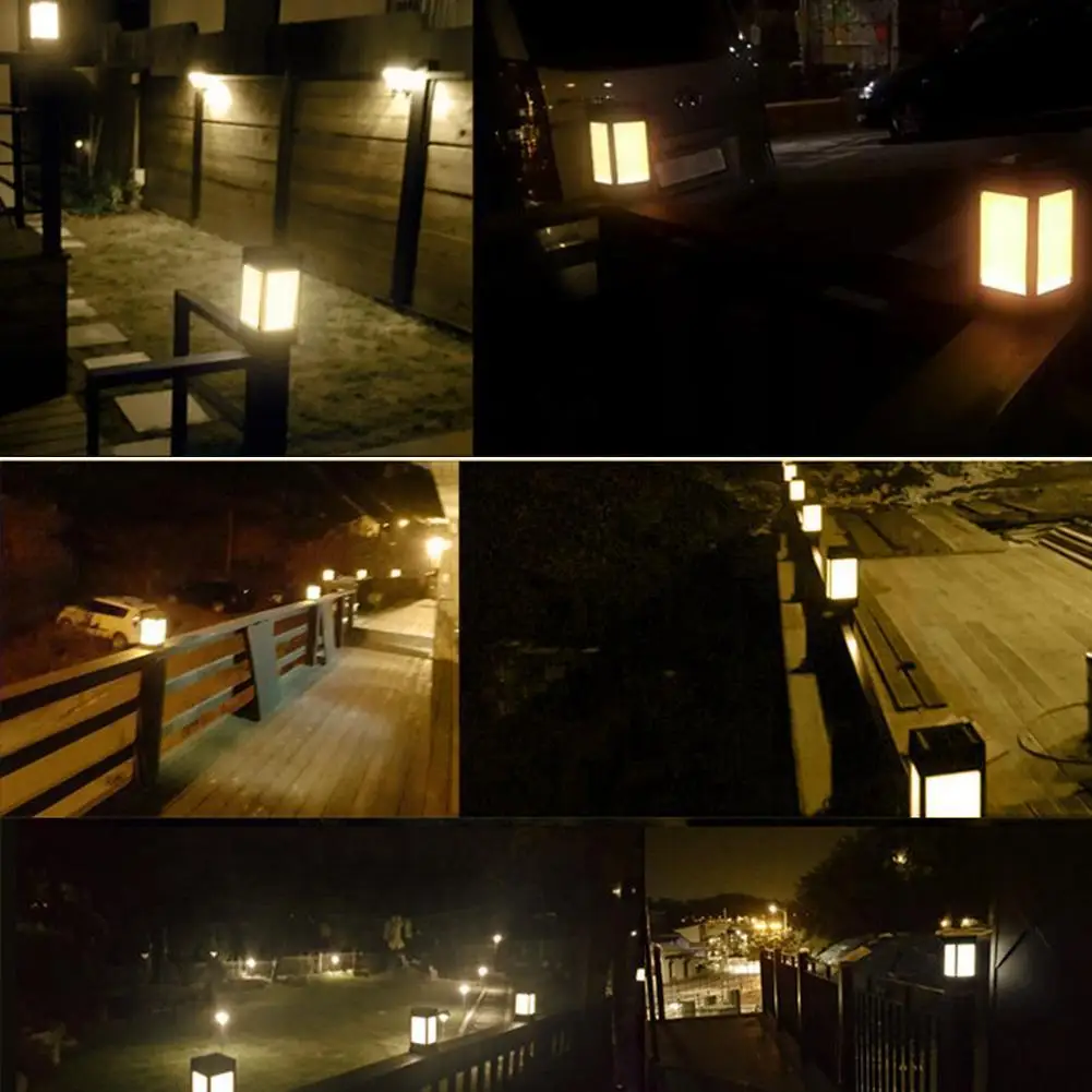 1-4PC Solar Fence Post LED Cap - огляд і ціна Post Cap Light