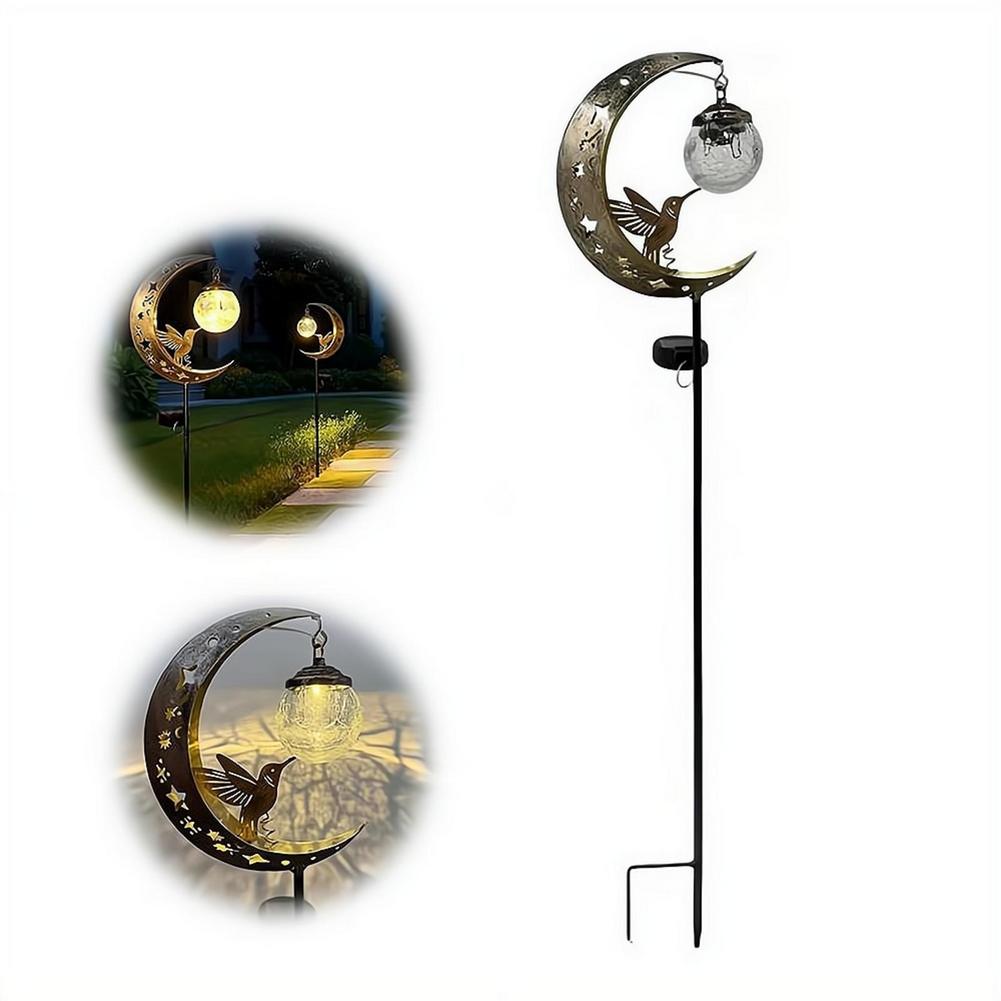 Solar Lawn Light Iron Hummingb - огляд і ціна Outdoor Lighting Yard Decoration