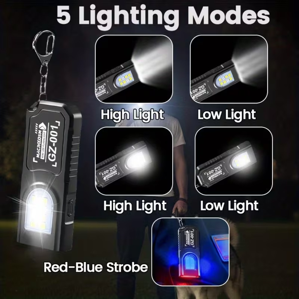 Mini COB LED Keychain Flashlig - огляд і ціна Outdoor Lighting Panel