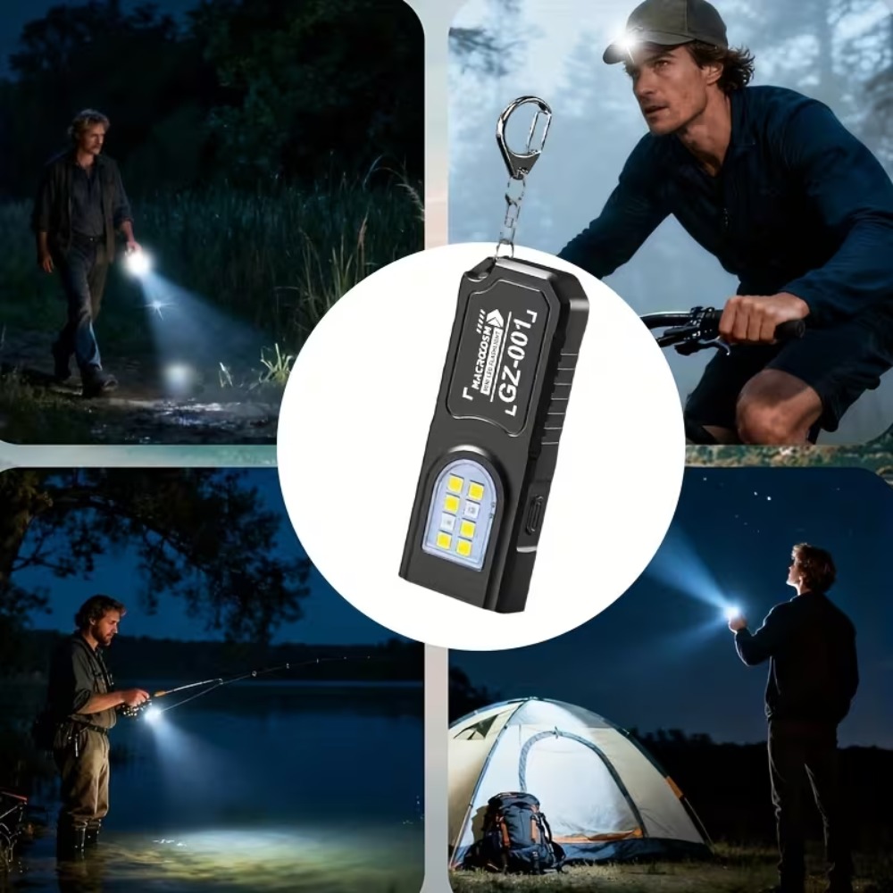 Mini COB LED Keychain Flashlig - огляд і ціна Outdoor Lighting Panel